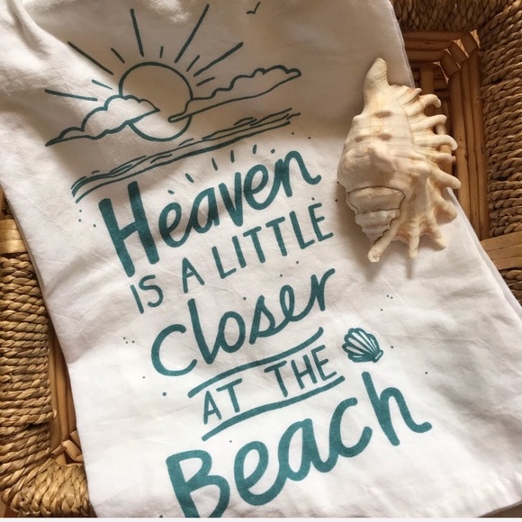 Dish Towel Heaven Is a Little Closer Beach - Picture 2 of 5